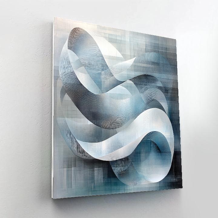 M.C. Escher Inspired Paradoxical Waveforms paint by numbers