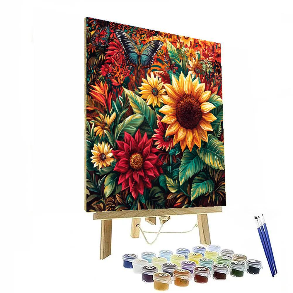 Frida Kahlo Inspired Garden Of Dreams Paint by numbers art