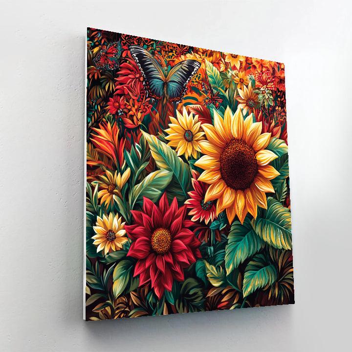 Frida Kahlo Inspired Garden Of Dreams Paint by numbers art