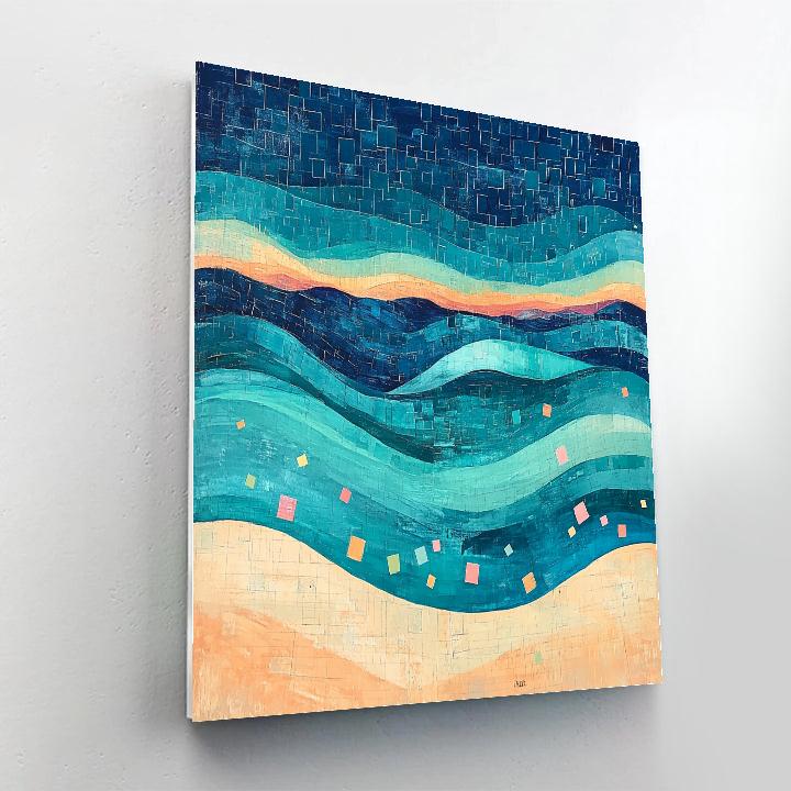 Paul Klee Inspired Ocean Of Notes Paint by numbers kits