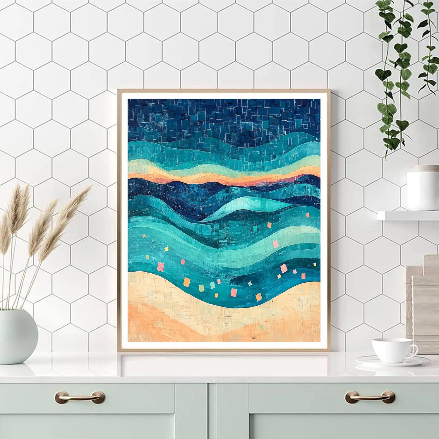 Paul Klee Inspired Ocean Of Notes Paint by numbers kits