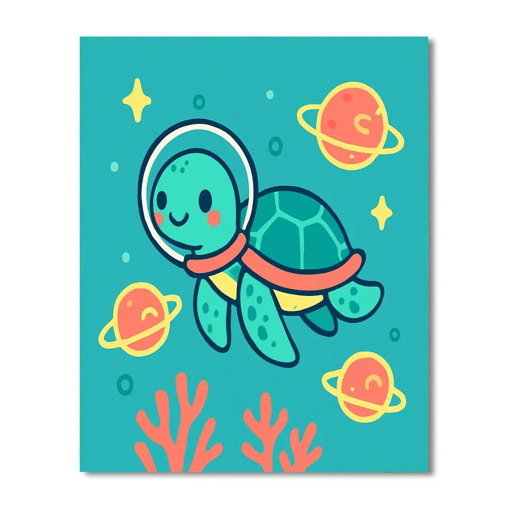 Galaxy Coral Quest Paint by numbers kits