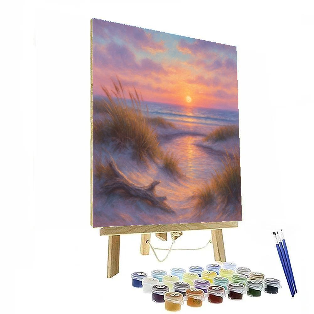 Coastal Dune Twilight Paint by numbers kits