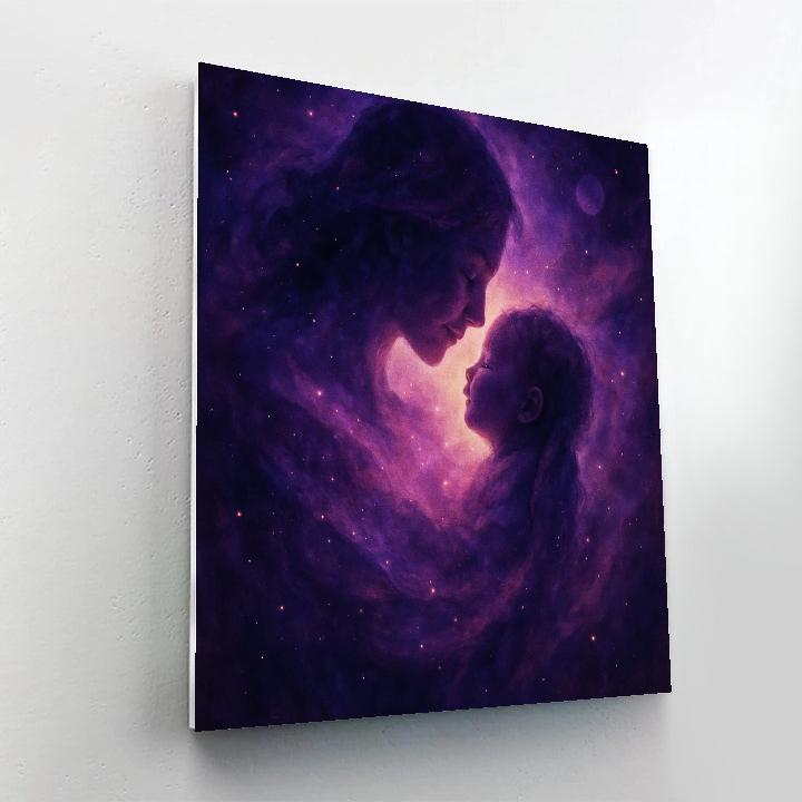 Mother And Child Nebula Embrace Paint by numbers art