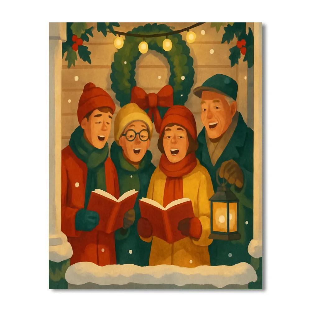 Porch Carol Circle paint by numbers