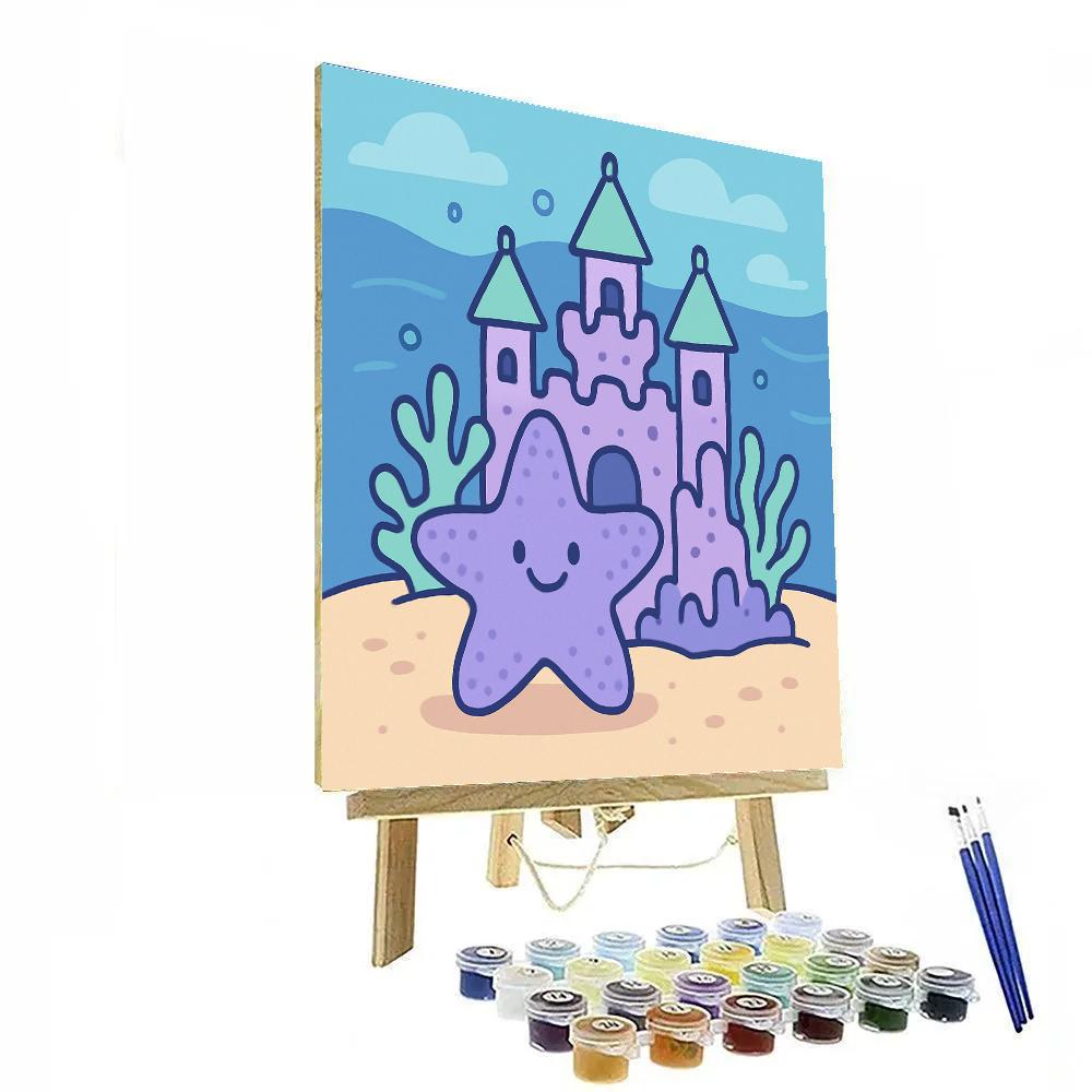 Coral Castle Starfish Numbered painting kits
