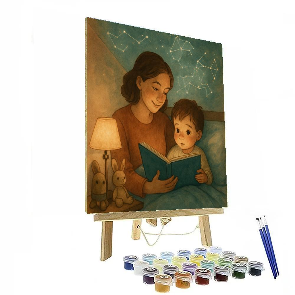 Cosmic Bedtime Story Numbered painting kits