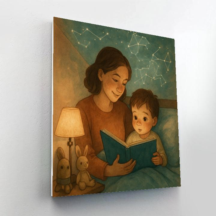 Cosmic Bedtime Story Numbered painting kits