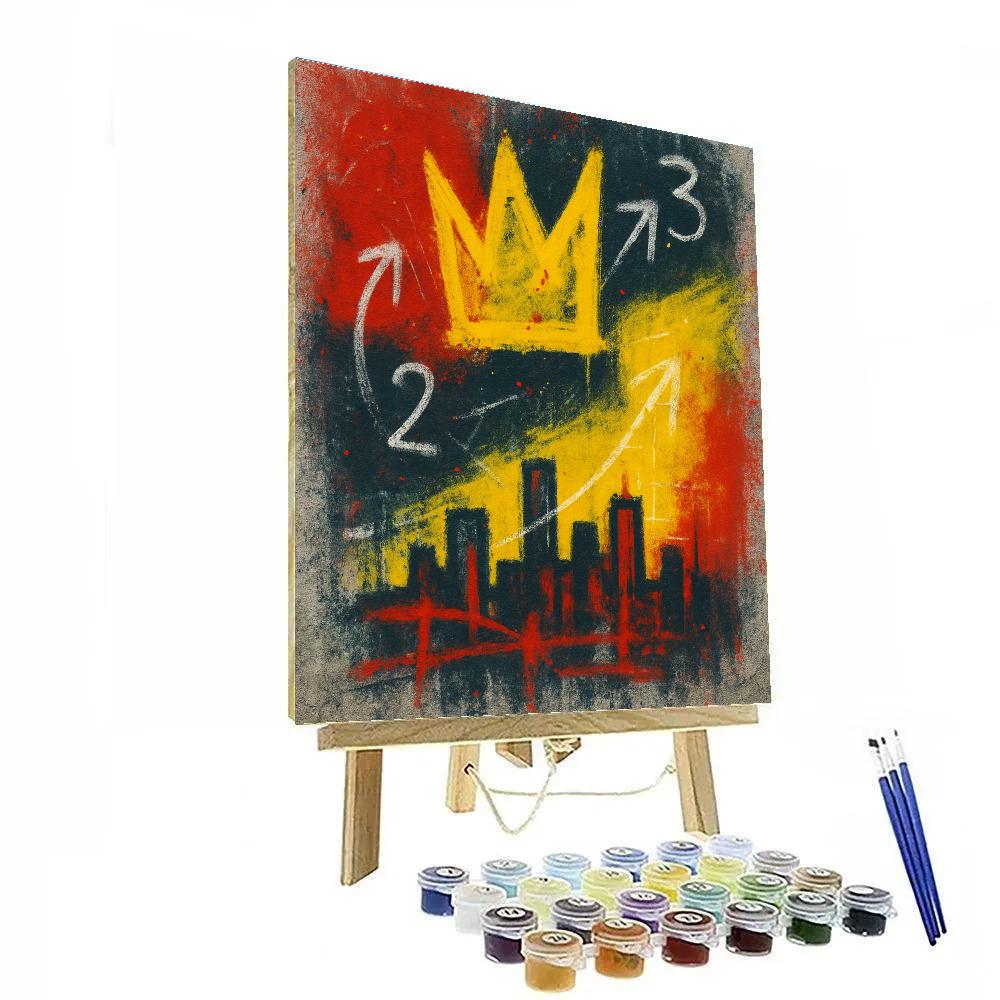 Basquiat City Echoes Paint by numbers art