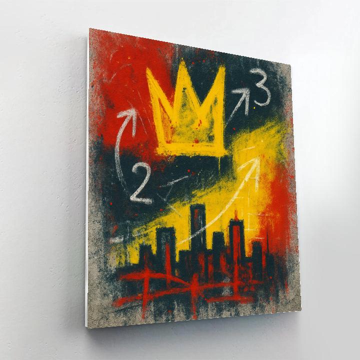 Basquiat City Echoes Paint by numbers art