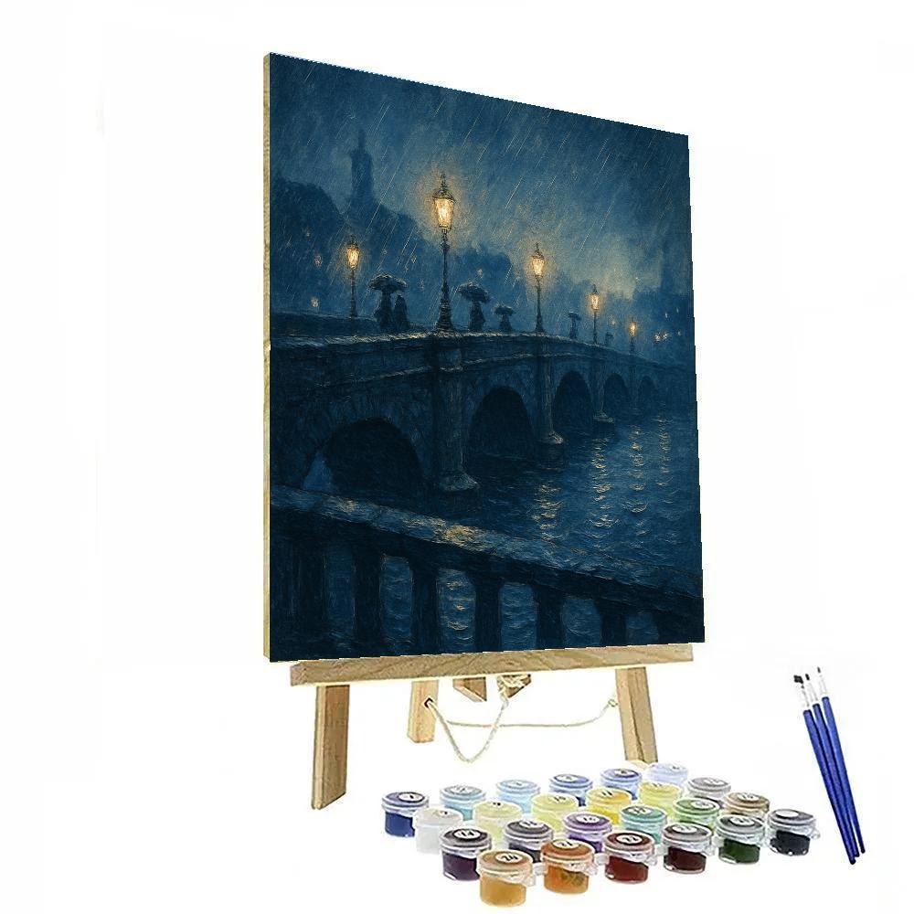 Midnight Bridge Impression Painting by numbers kit