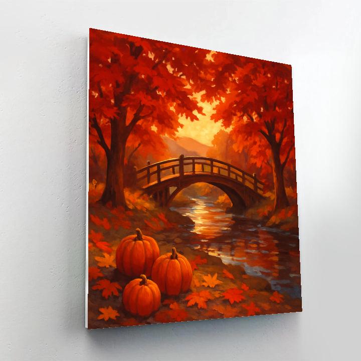 Autumn Stream Harmony paint by number