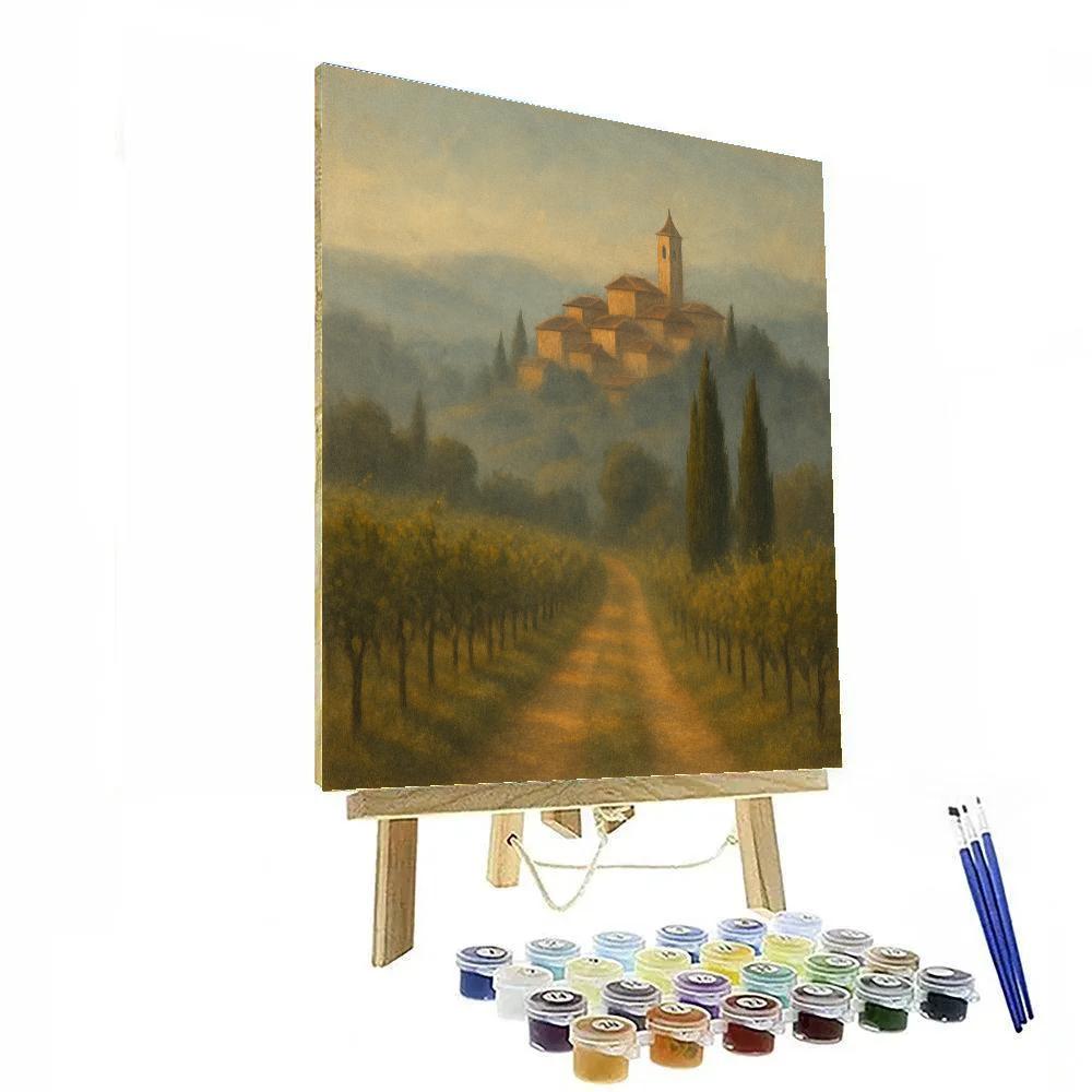 Italy Tuscan Sunrise Numbered painting kits