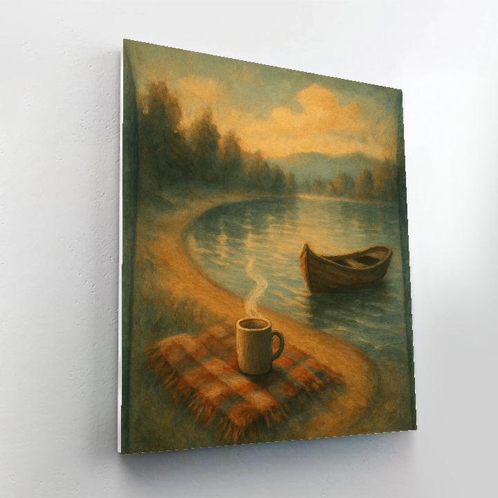 Crescent Lake Picnic paint by numbers