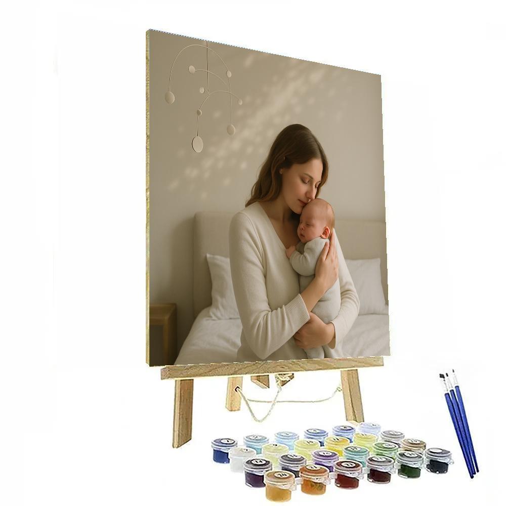 Milky Way Morning Cuddle painting number kit
