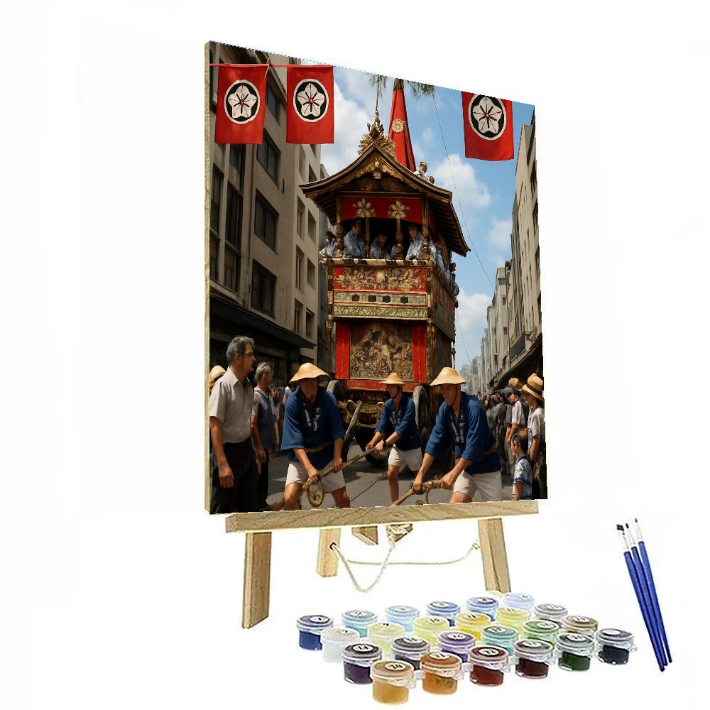 Gion Matsuri Float Passage painting number kit