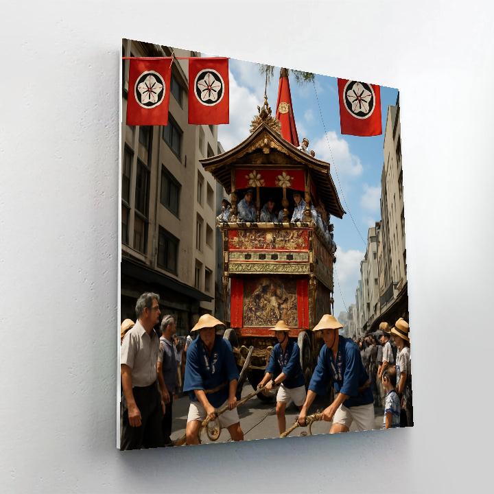 Gion Matsuri Float Passage painting number kit