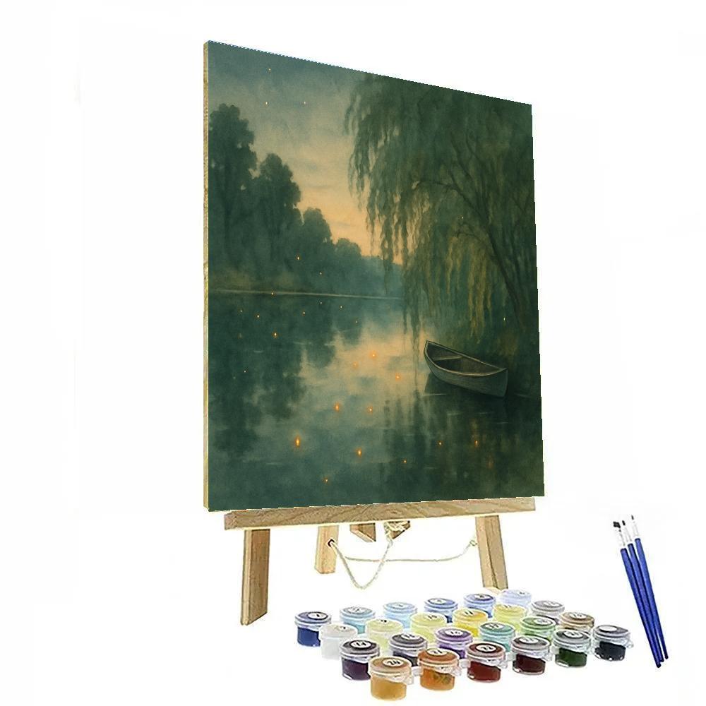 Firefly Cove Evening Paint by numbers kits