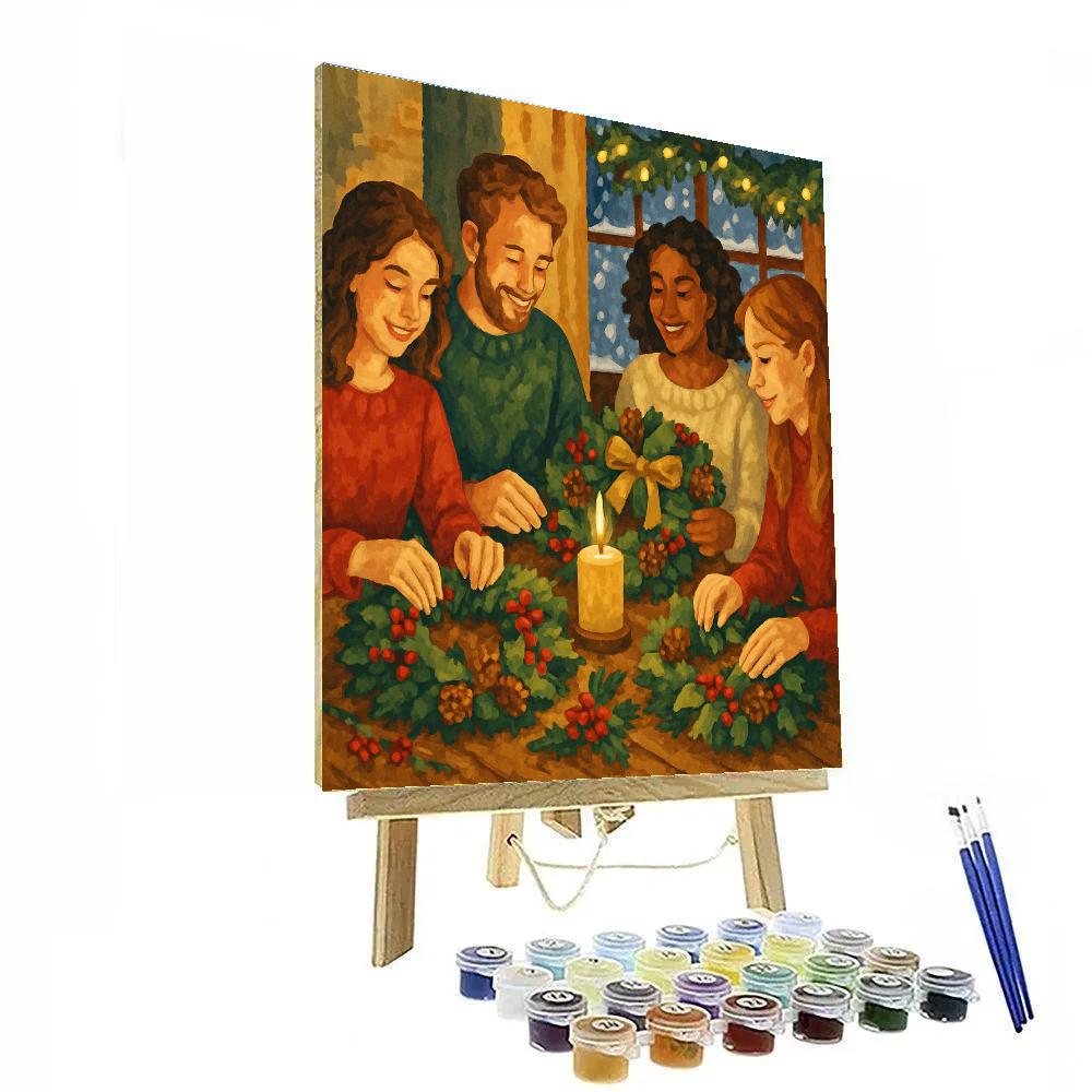 Wreathmakers Delight painting number kit