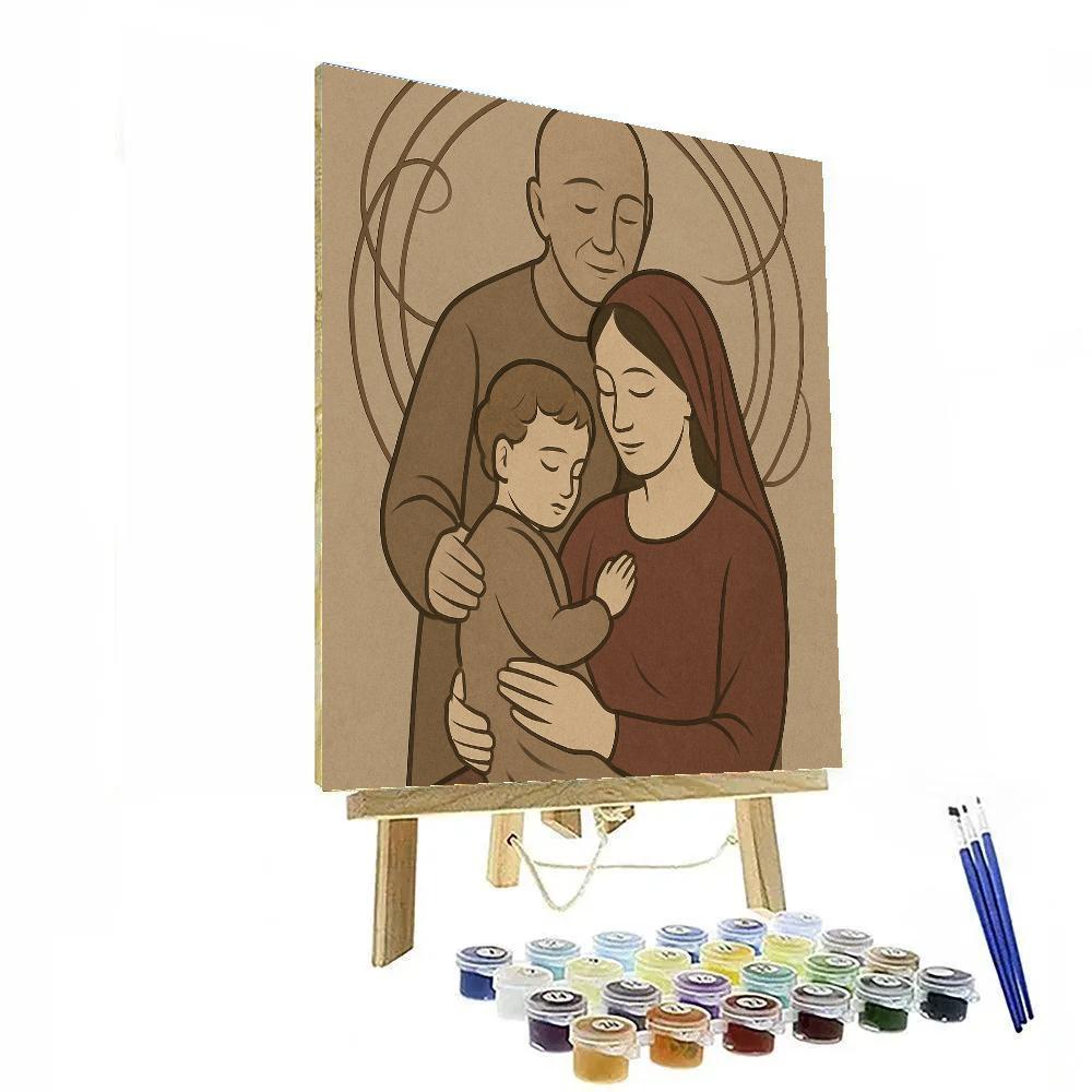 Orbit Of Generations Portrait Painting by numbers kit