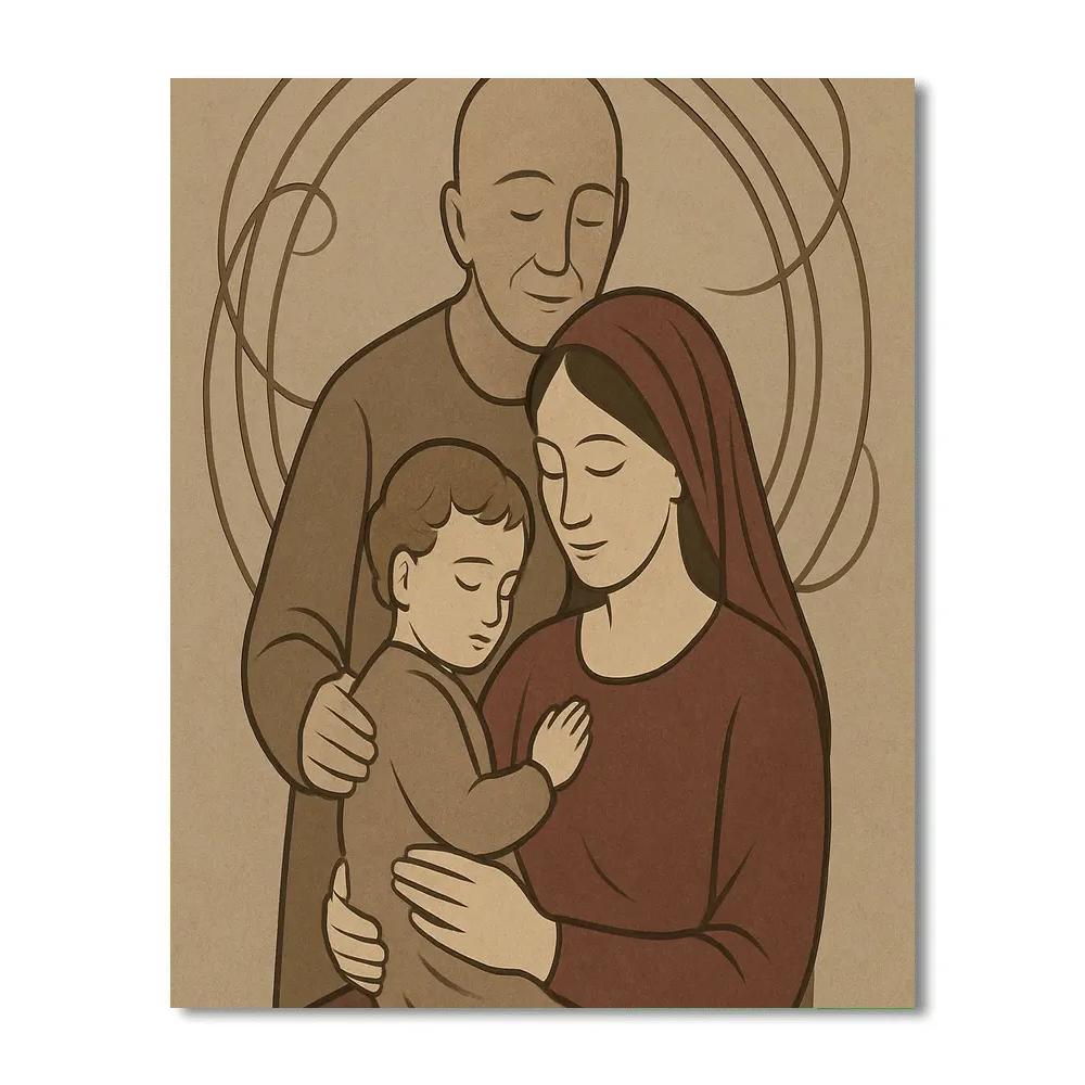 Orbit Of Generations Portrait Painting by numbers kit