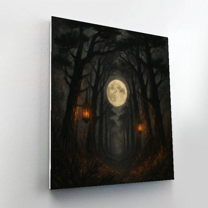 Sable Pines Moon Corridor DIY paint by numbers