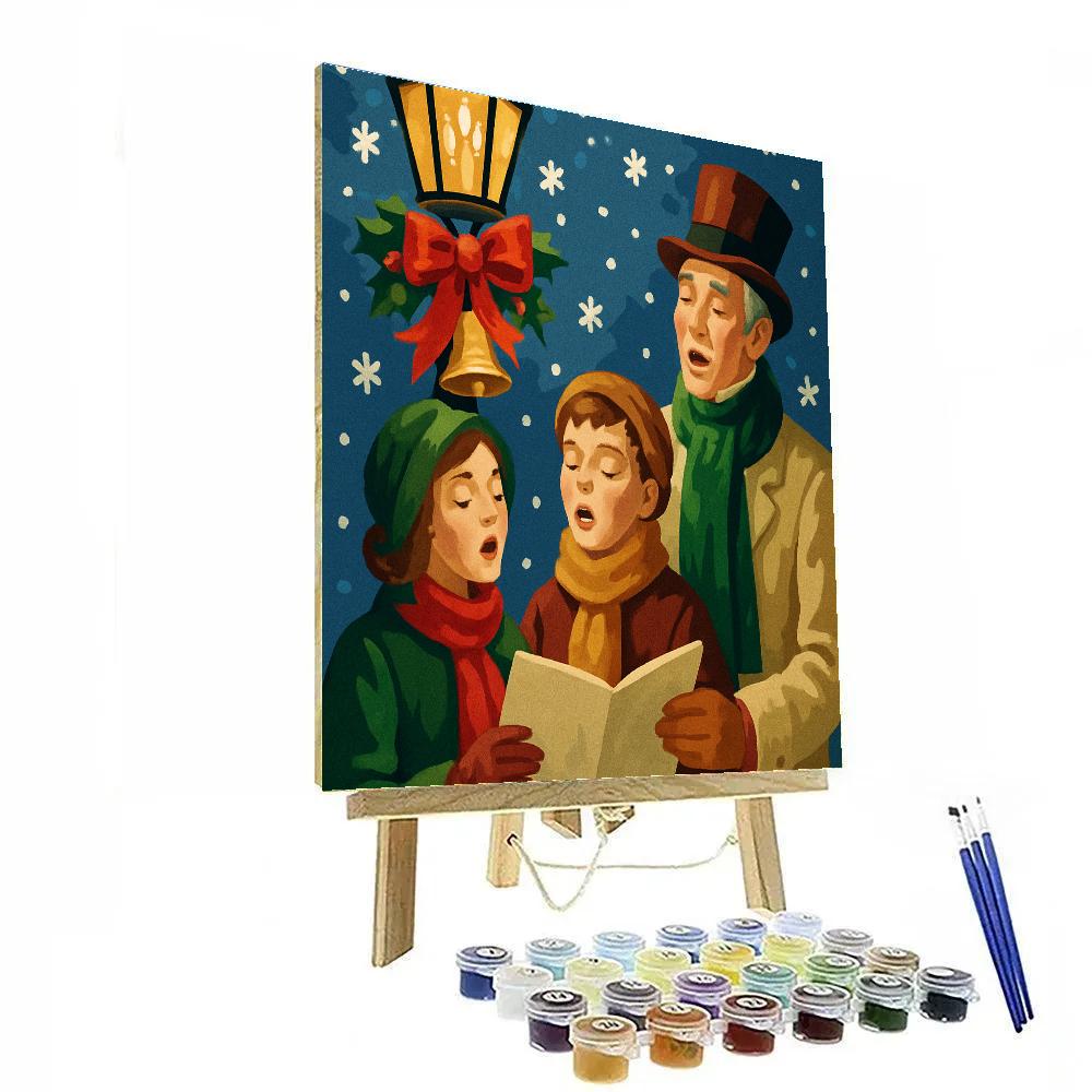 Silent Night Singers Paint by numbers kits
