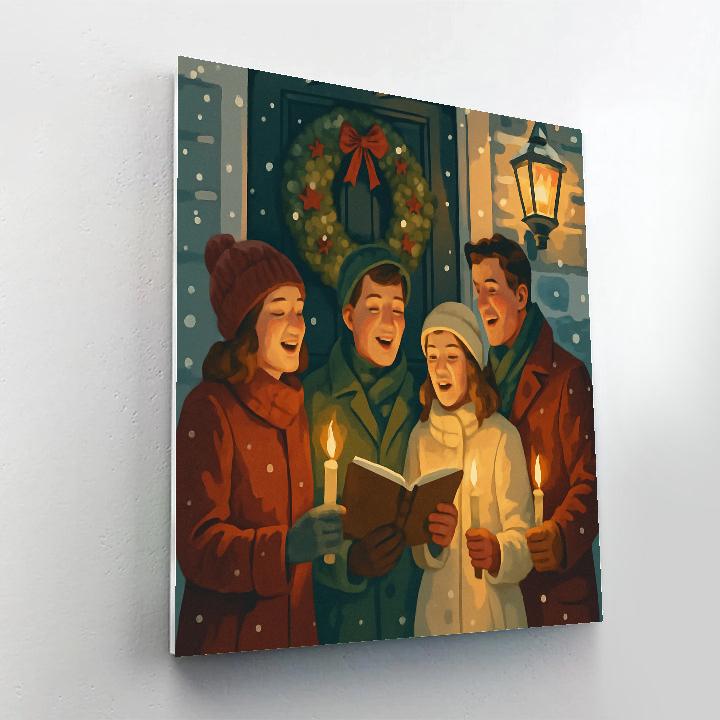 Candlelight Carol Evening Number painting