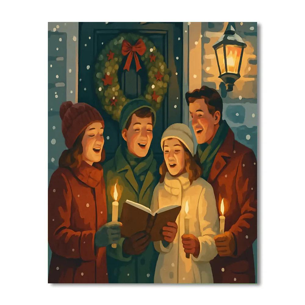Candlelight Carol Evening Number painting