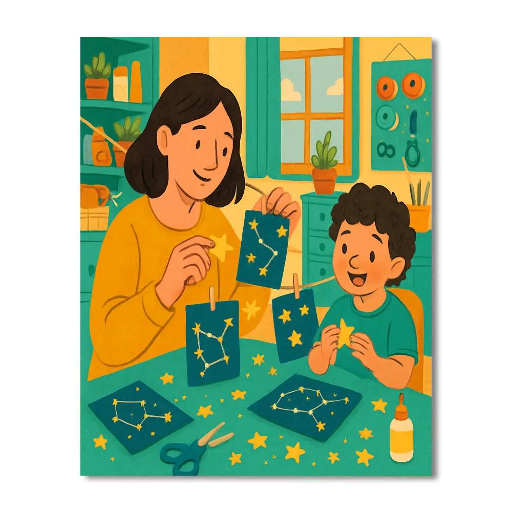 Constellation Crafting Afternoon paint by number