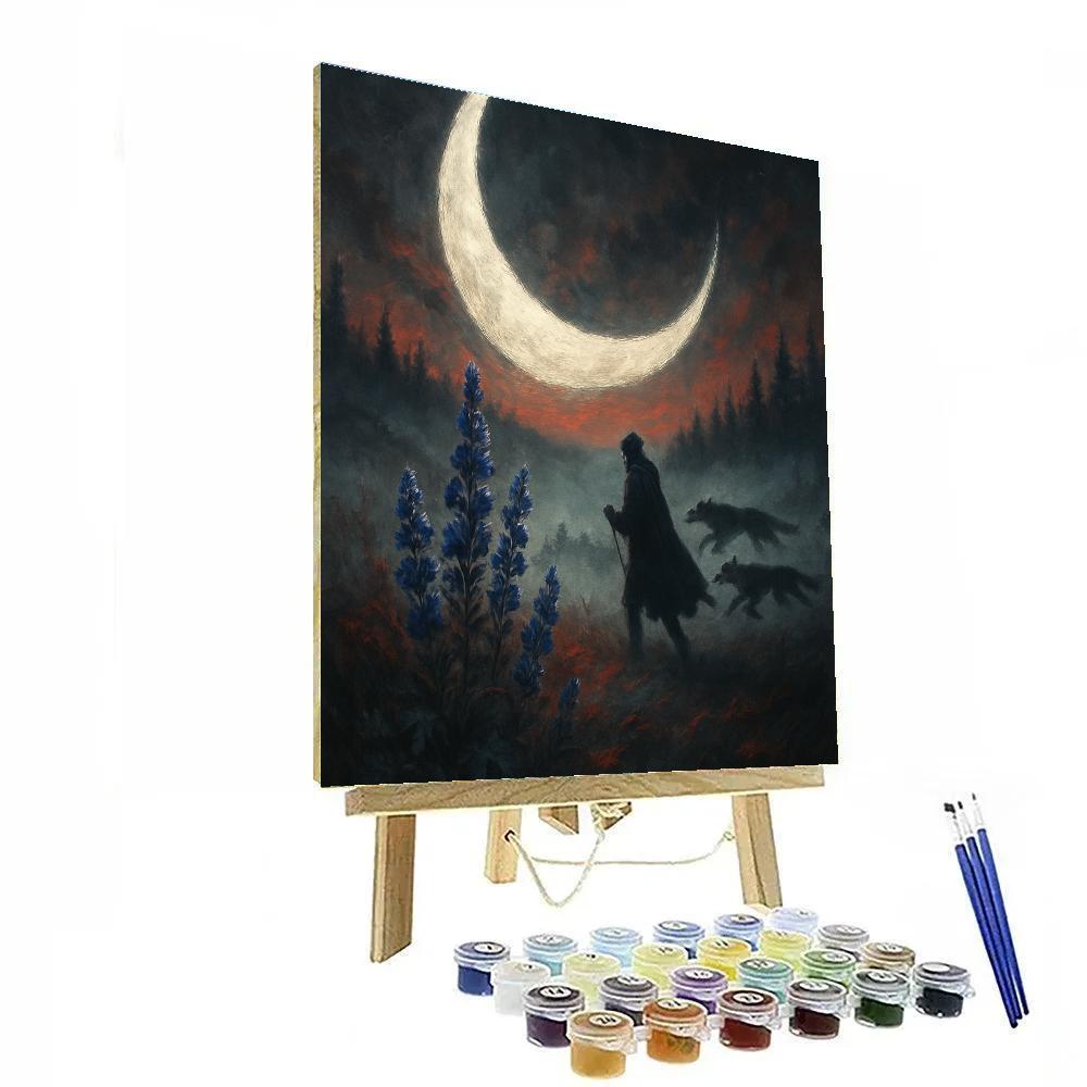 Wolfsbane Road Moonshade Paint by numbers kits