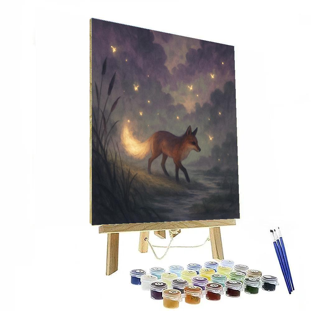 Marshlight Foxglow painting number kit