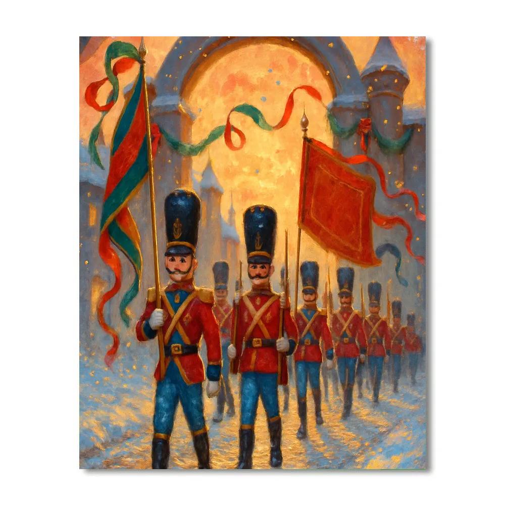 Nutcracker March At Dawn paint by numbers