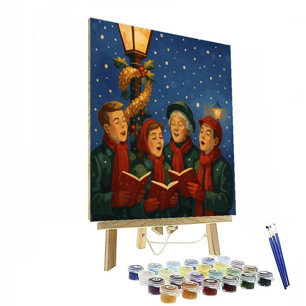 Tinsel Twilight Cheer Painting by numbers kit