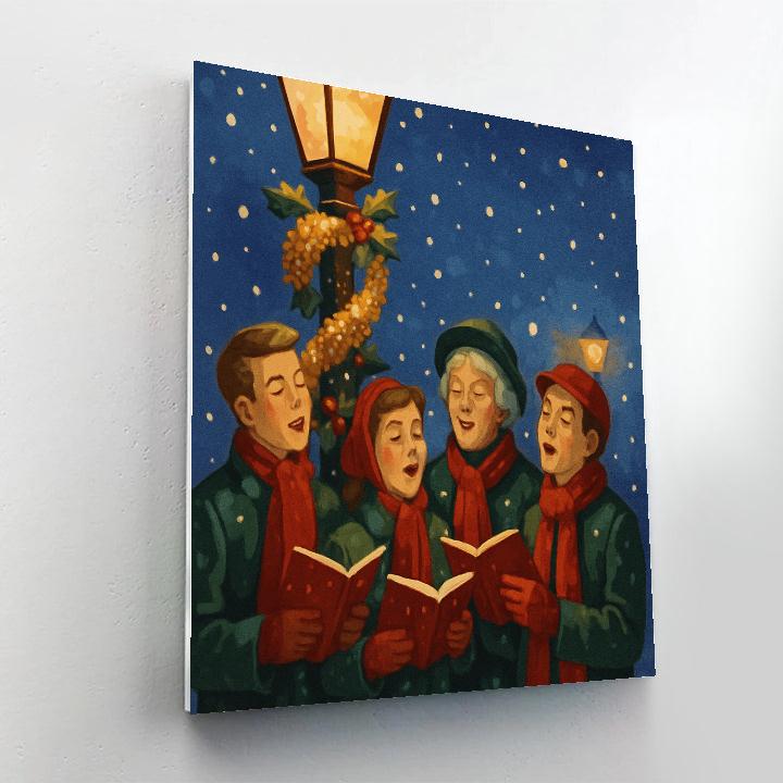 Tinsel Twilight Cheer Painting by numbers kit