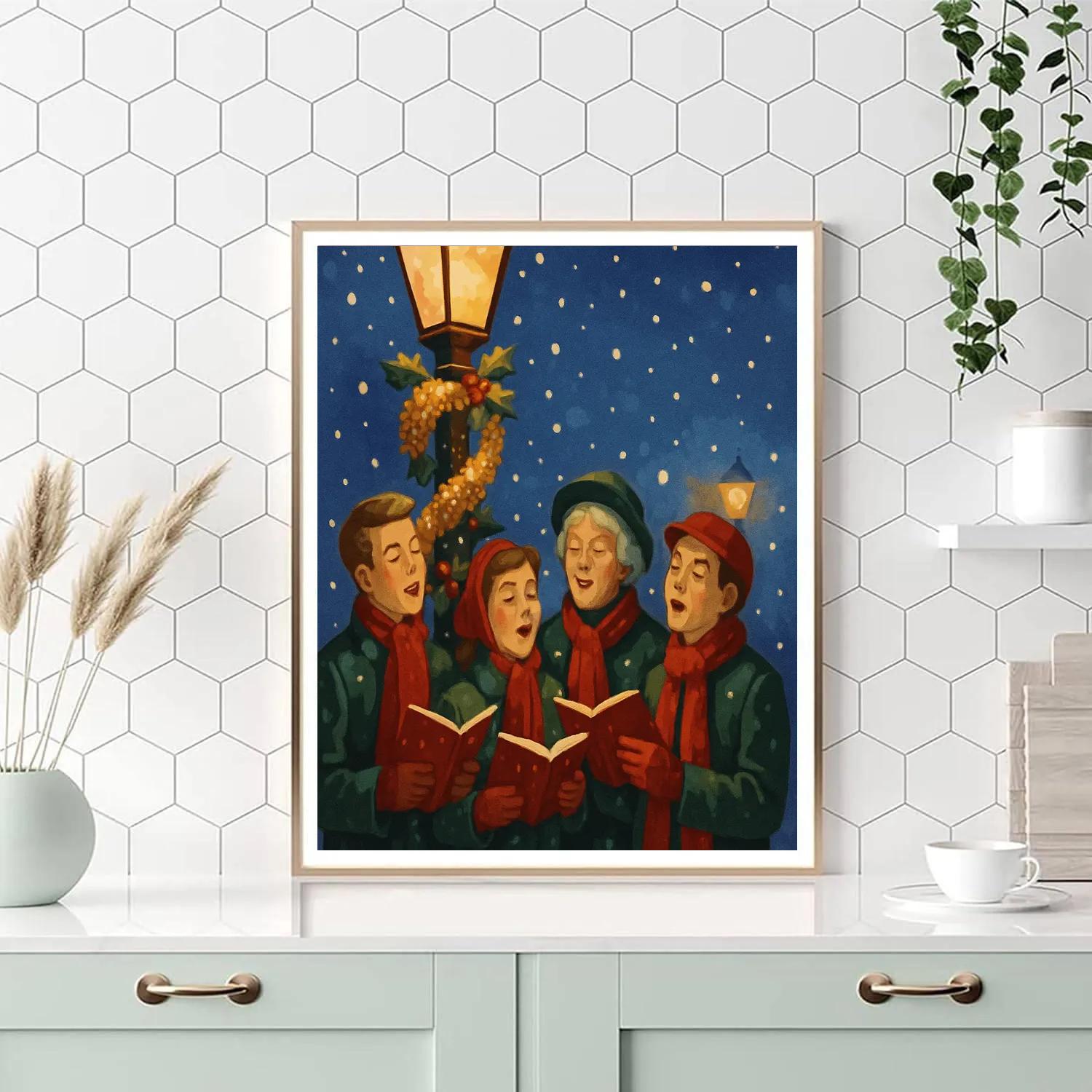 Tinsel Twilight Cheer Painting by numbers kit
