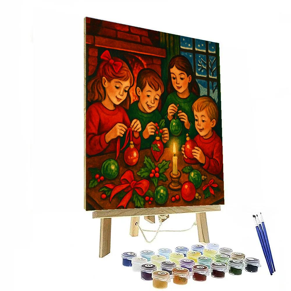 Emberlit Ornament Craft Number painting