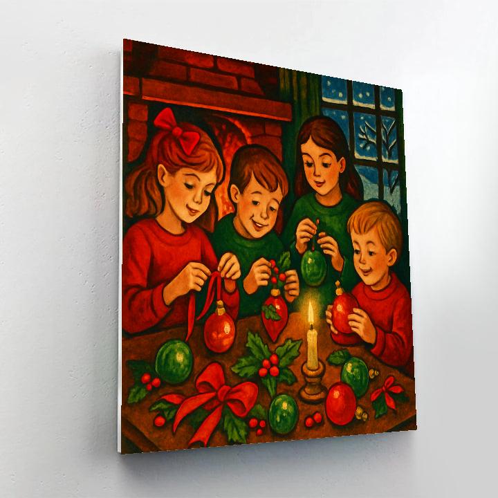 Emberlit Ornament Craft Number painting