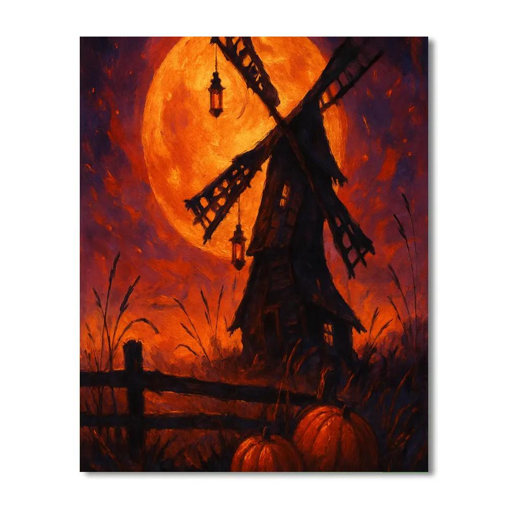 Harvest Moon Windmill Numbered painting kits