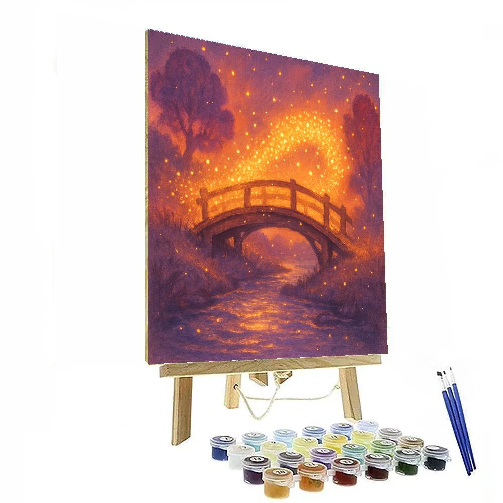 Gossamer Bridge Of Fireflies paint by color