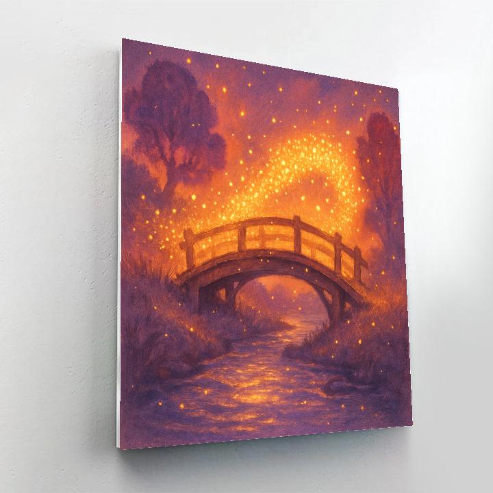 Gossamer Bridge Of Fireflies paint by color