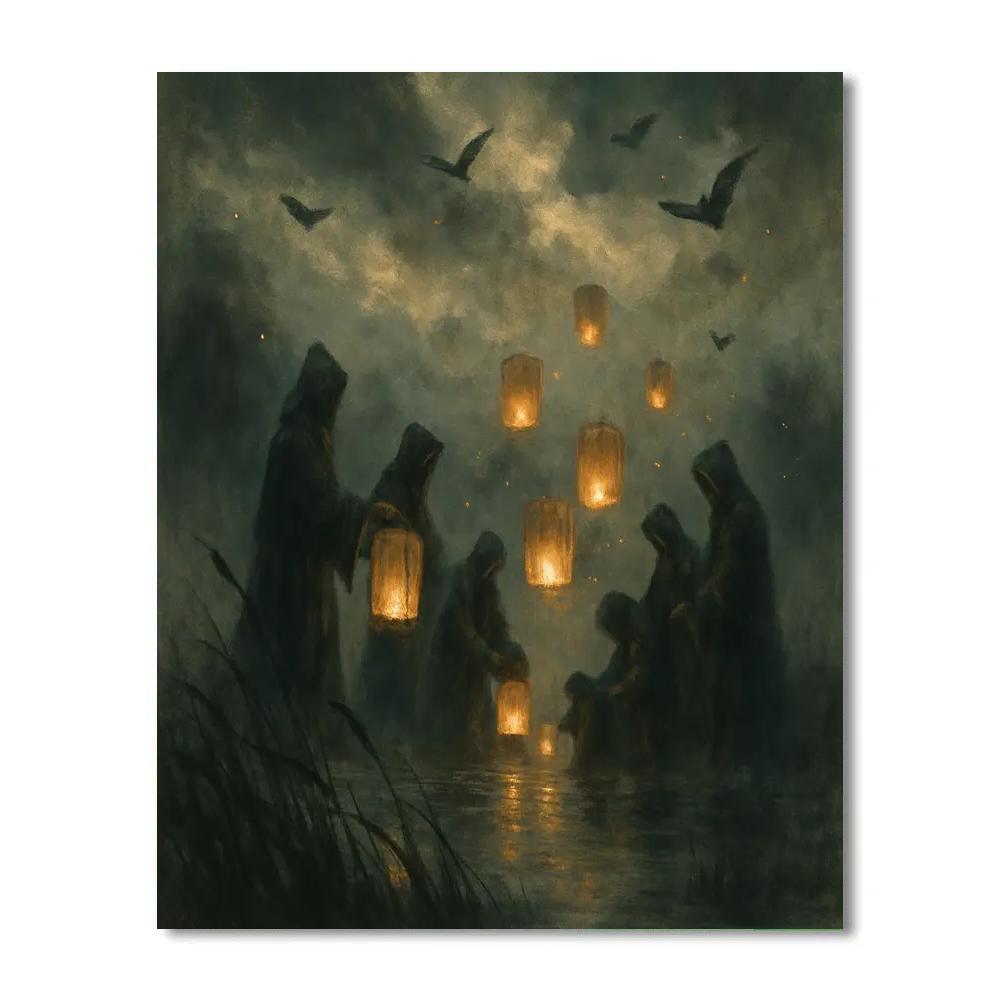 Fenlight Lantern Keepers paint by color