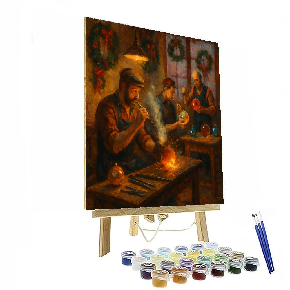 Ornament Makers At Dawn Painting by numbers kit