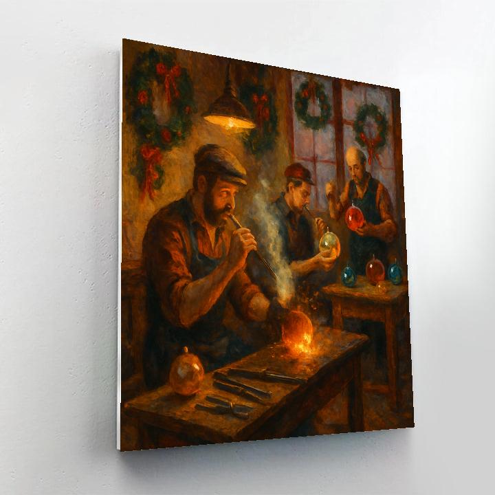 Ornament Makers At Dawn Painting by numbers kit