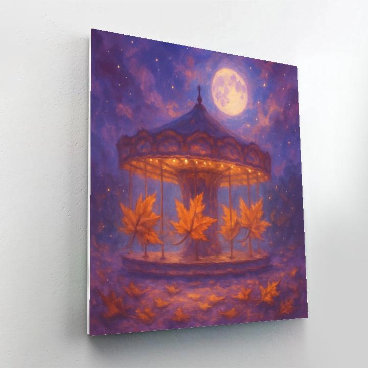 Carousel Of Fallen Leaves DIY paint by numbers