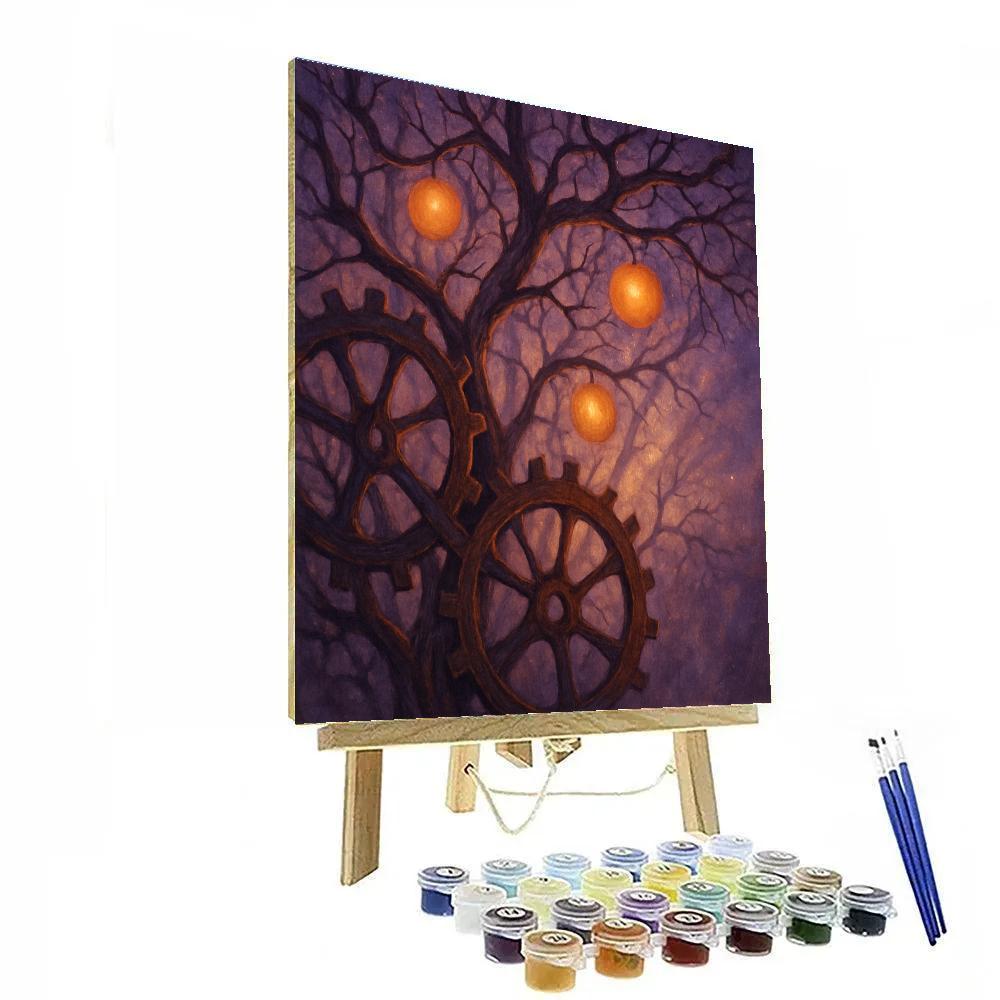 Midnight Orchard Clockwork Numbered painting kits