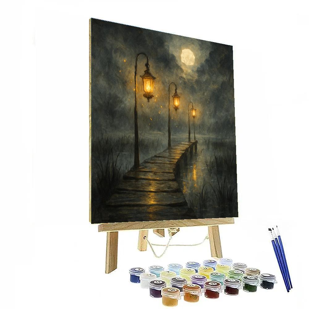 Foglamp Pier At Harvest Painting by numbers kit