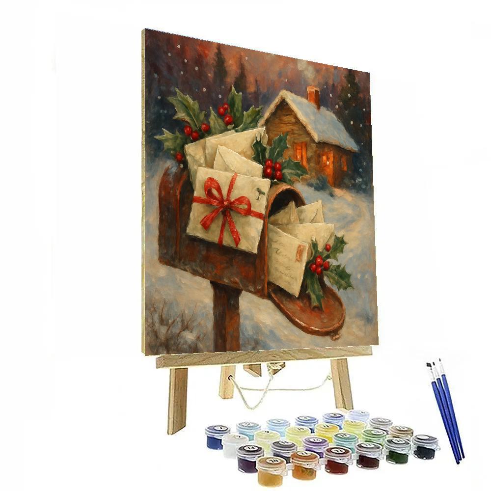 Snowdrop Cabin Letterbox paint by color