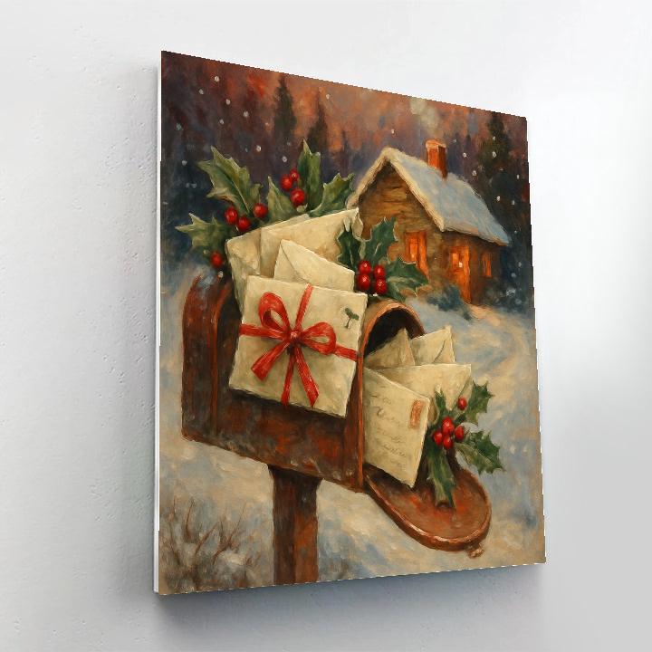 Snowdrop Cabin Letterbox paint by color