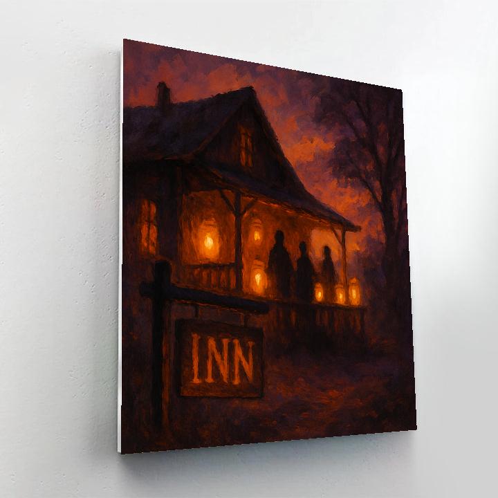 Will-o-Wisp Roadside Inn paint by number
